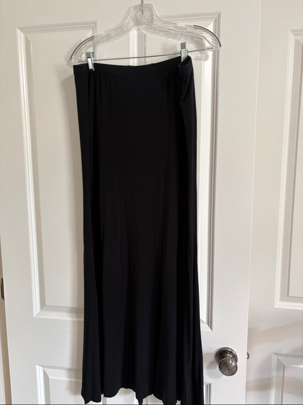 Karen Kane Black Maxi Skirt with Sleek Flow